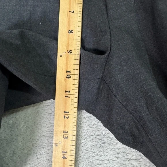 Suitsupply Brescia Trousers Mens 36x28 Grey Vitale Barberis Canonico Wool Casual - Picture 15 of 15